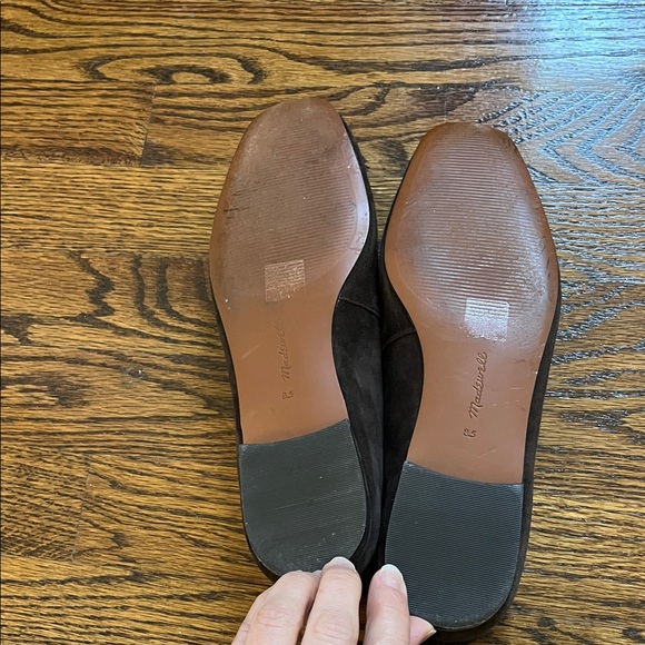 MADEWELL Mylie Ballet Flats in dark carob brown suede size 8.5 - Picture 4 of 4